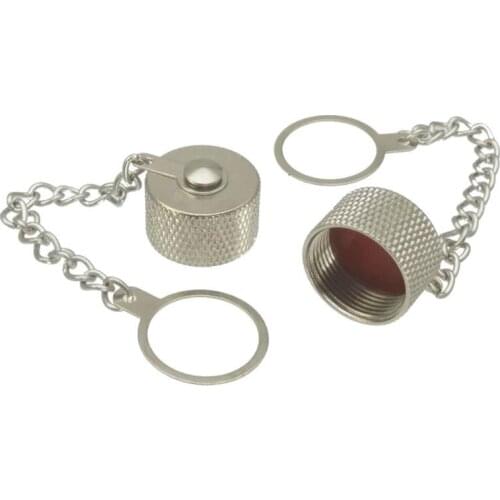 1Pcs Connector dust cap with chain for N female jack RF Coaxial
