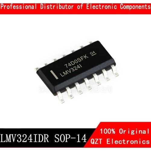 10pcs/lot LMV324IDR SOP-14 LMV324ID SOP LMV324 SOP14 LMV324I new original In Stock
