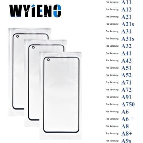 Covered On Digitizer LCD Sensor Panel For Samsung Galaxy A11 A12 A21 A21s A31 A31s A41 A51 A71 A91 Touch Screen Glass lens OCA