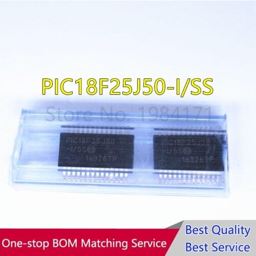 10PCS PIC18F25J50-I/SS PIC18F25J50 SSOP28 PIC NEW