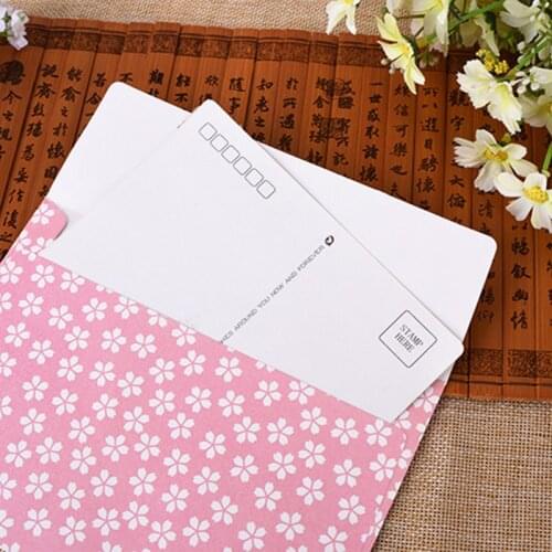 10 Pieces Per Pack Sakura Envelope Writing Letter Paper Stationery Beautiful Flower Office School Supply