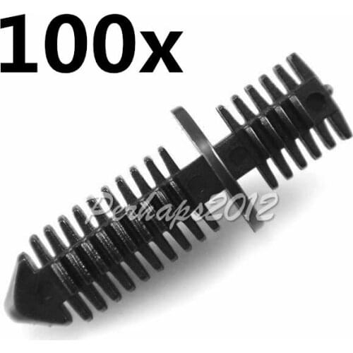 100 pcs / lot Double End Xmas Tree Retainers Clips 11/32" Stem Diameter for Maring & Automotive Trim Shops