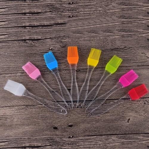12pcs Silicone Bread Basting Brush High temperature resistant BBQ brush silicone oil brush Cake baking tool