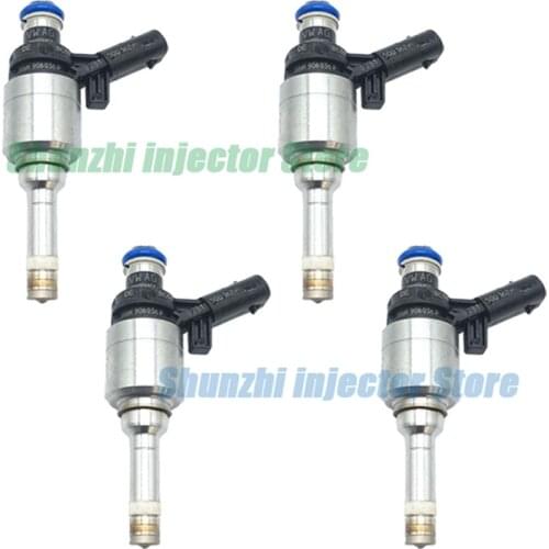 4pcs 06H906036P 0261500162 GDI fuel injector for VOLKSWAGEN&AUDI BEETLE / CC / PASSAT / A3 / A4 / A5 / A6 / Q3 / Q5 2.0L L4