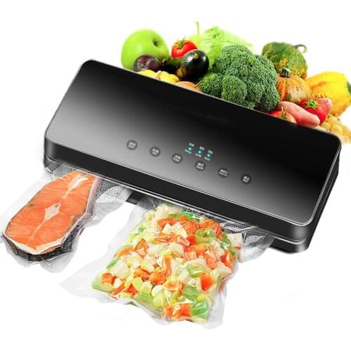 220V/110V Automatic Food Sealer Sealing System for Food Saver With 10pcs Bags Vacuum Food Sealing Machine Vacuum Sealer Packer