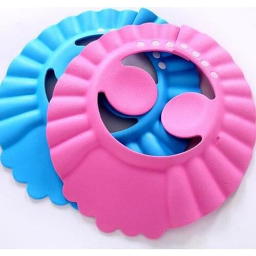 Safe Shampoo Shower Bathing Bath Protect Soft Cap Hat For Baby Wash Hair Shield Children Bathing Tub Shower Cap Hat Kids Caps