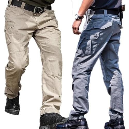 Tactical Pants Military Casual Cargo Pants Army Combat Trousers Water Proof Stretchy Ripstop Multi Pockets military Men Clothing