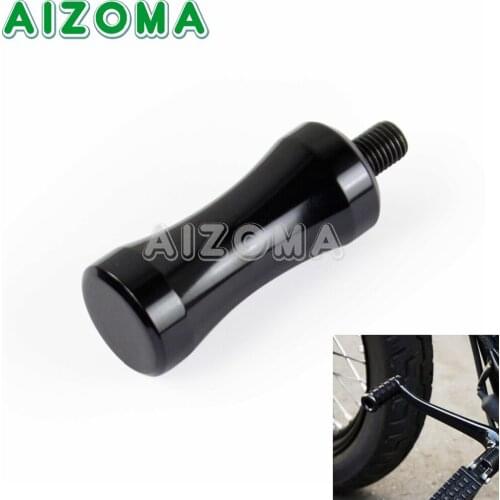CNC Rough Universal Motorcycle Shifter Peg Traction Gear Foot Peg Rest For Harley Sportster Touring Softail Dyna Fatboy Bob