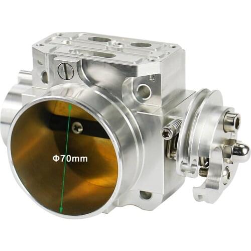 Dynoracing 70mm Throttle Body For Mitsubishi Lancer Evo 1 2 3 4g63 Turbo S90 Throttle Body 70mm 1992-1995 BX100855-SL