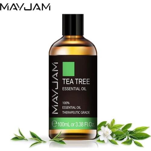 100ml Pure Natural Tea Tree Essential Oils Diffuser Sandalwood Lavender Mint Lemon Ylang Ylang Eucalyptus Vanilla Essential Oil