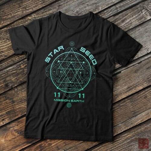 Starseed Sacred Geometry 1111 Unisex T Shirt