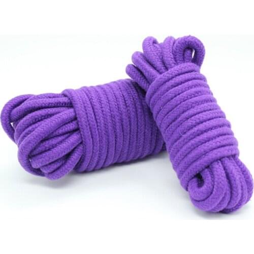 5m/10 m Cotton Rope Female Adult Sex products Slaves BDSM Bondage Soft Cotton Rope Adult Games Binding Rope Role-Playing Sex Toy