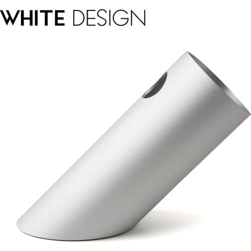 Creative metal architectural sense, aluminum alloy pen holder, simple desktop storage, high-end stationery