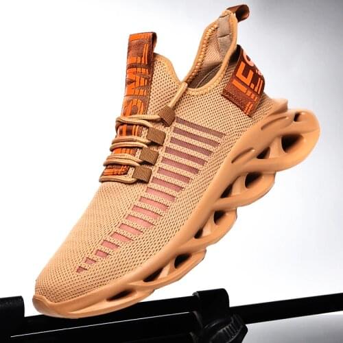 2020 new mens running shoes large size sneaker summer casual white thick bottom twist shoes comfortable breathable mesh design