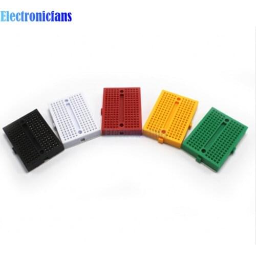 170 Tie-points Bread Board 35*47*8.5mm SYB-170 Mini Solderless Prototype Experiment Test Breadboard diy kit for arduino
