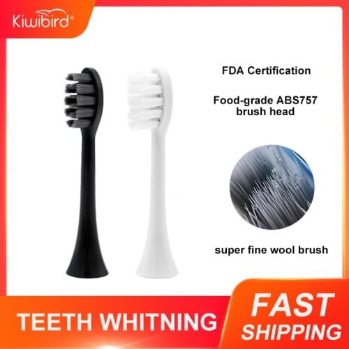 NEW Kiwibird Toothbrush head Replacement Bushy Bristles Rounded Bristles Food-grade ABS757 Brush Head For K3 K5