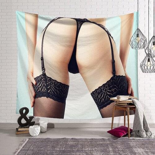 Sexy Beauty Buttocks Poster Background Hanging Cloth Tapestry Mural Curtain Canvas Painting Flags Banners Room Wall Decoration