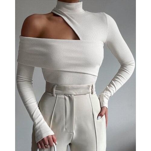 Женские однотонные футболки QUHENG China At AliExpress