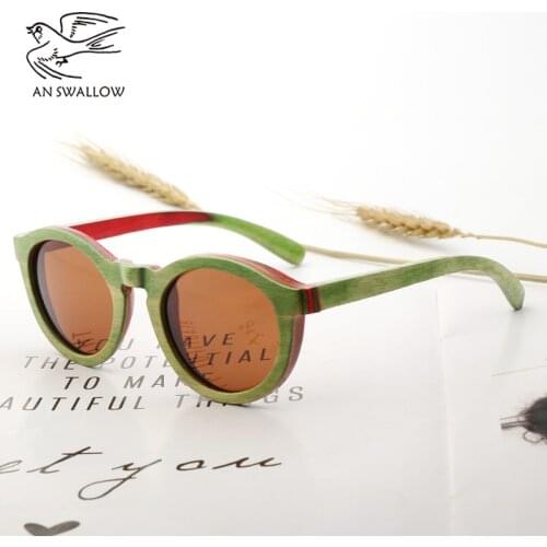 Retro FashionUV Protection Sunglasses unisex Fashion Accessories Bamboo Wooden Polarized Sunglasses,sunglasses for women