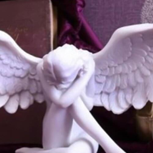 Angel Shape Statue Model Sculpture Wide Application Waterproof Excellent Statue Display Home Ornaments Yard Decoration Crafts