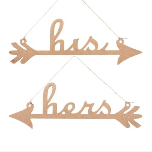 Wedding Decorations 2pc/set Large MR&MRS Chair Back Decor Banner Wedding Chair Flag Just Married Wooden Banner for Wedding Party