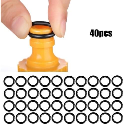40Pcs 3/8 O-Rings For Pressure Washer Hose Quick Disconnect Garden Repair Tools Lawn Mower Trimmer Supplies Rubber Ring
