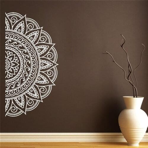 Mandala Vinyl Wall Sticker Art Decals For house Rooms Decoration Meditation Yoga Decal Creative Stickers Home Decor DW11659