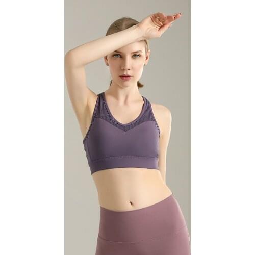 Plus Size Sports Bra Women Gym Running Bralette Seamless Yoga Bra Women Solid Quick Dry Padded Seamless Gym Crop Top