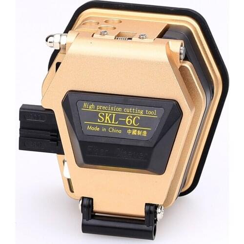 Gold High Precision Fiber cleaver SKL-6C Cable Cutting Knife FTTT Fiber Optic Knife Tools Fiber cutters Used in FTTX FTTH