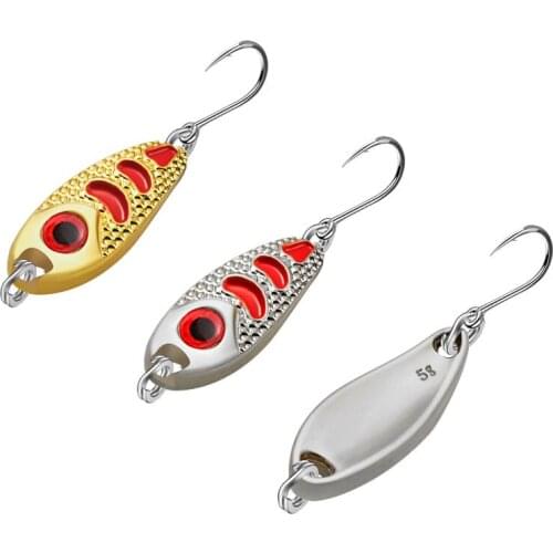 1pcs Metal Fishing Lures Wobbler Spinner Bait Spoon Artificial Bass Hard Sequin Paillette Metal Steel Hook Lures