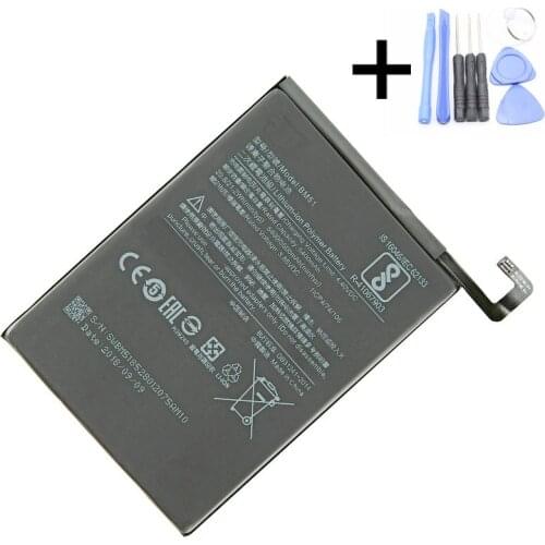 1x 100% New 5500mAh Battery Replacement For Xiaomi Mi Max 3 Max3 BM51 Smart Phone Batteries + Repair Tools kit