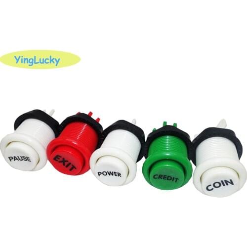 2021 new Arcade happ stype Push Button Durable Multicade MAME Jamma Game Long Switch Mult-color 1p 2p 3p 4p