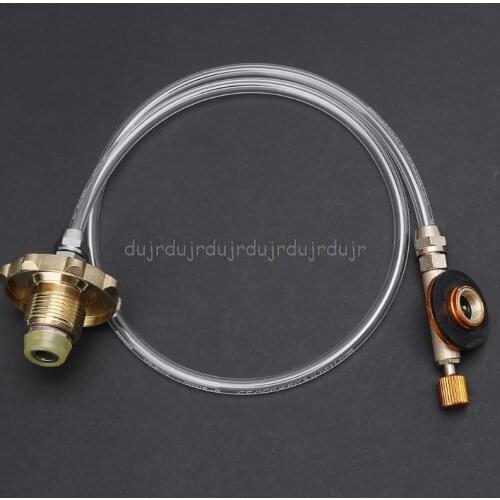 Outdoor Camping Propane Refill Adapter Gas Flat Cylinder Tank Coupler Adapter Ju24 21 Dropshipping