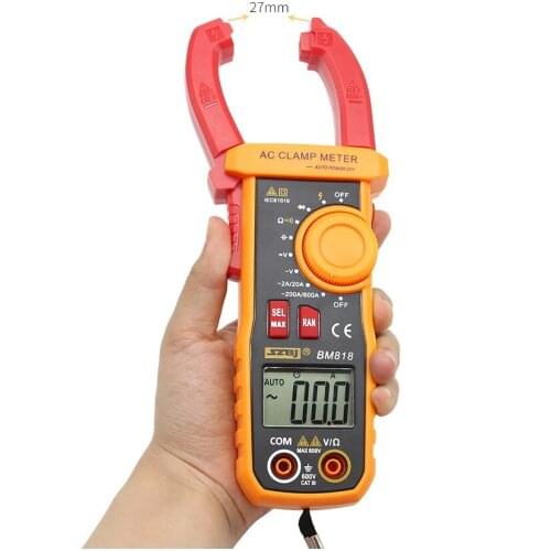 Ammeter ACV/DCV ACA Auto Range Measurement of large capacitance NCV Digital clamp meter