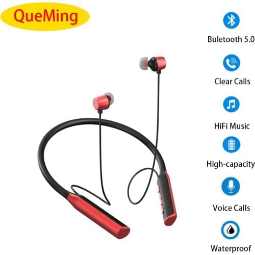 YD08 Wireless Headphone Music Headset Bluetooth 5.0 In Ear Neckband Sport Earphone Waterproof Good For Running And PC Phone