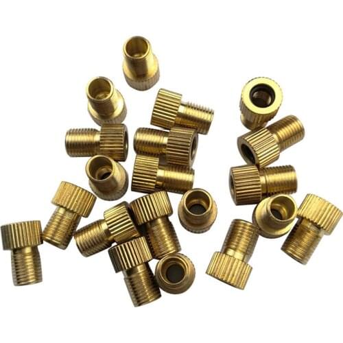 CARPRIE Car Motorcycle Tire Valve 5PC Presta To Schrader Valve Adapter Converter Bike Bicycle Cycle Pump Tube mar14