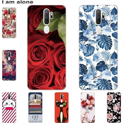 I am alone Phone Case For OPPO A9 (2020) A9 Китай A9X Fashion Color Cute Cartoon Printed Paint Mobile