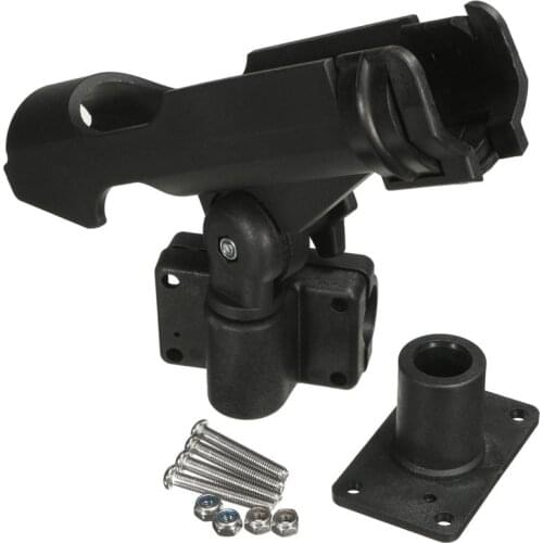 Stainless Steel Fishing Kayak Boat Rod Holder 360 Degrees Rotatable Fishing Bracket Kayaking Yacht Fishing Tackle Accessories