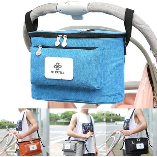 Infant Pram Cart Bottle Cup Holder Baby Stroller Bag Buggy Kids Cart Accessories Hanging Wheelchair Organizer