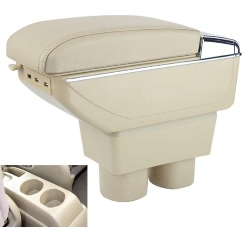 Leather Car Center Console Armrests Storage Box for Nissan Tiida Nissan Sylphy Sedan Free Shipping