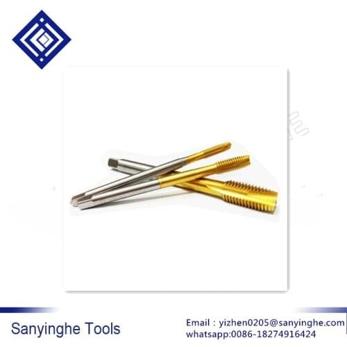 M3-M12 Containing Cobalt straight flute tap stainless steel machine tap with wire tapping titanium plus lenght