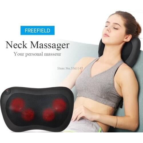Shiatsu Back Neck Massager - Kneading Massage Pillow with Heat for Shoulders, Lower Back, Calf, Legs, Foot Home Care
