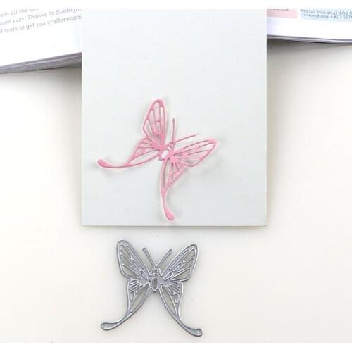 DUOFEN METAL CUTTING DIES 2019 New long tail butterflies stencil for DIY papercraft projects Scrapbook Paper Album