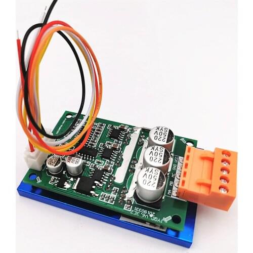Original JUYI Tech JYQD-V6.3E2 bldc motor driver board for sensorless BLDC motor with heatsink,connector and wires