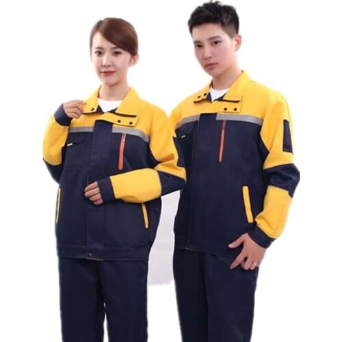 Worker clothing workwear clothes set men women workmen Factory uniform Wear-resistant Repairman Auto car workshop engineer suits