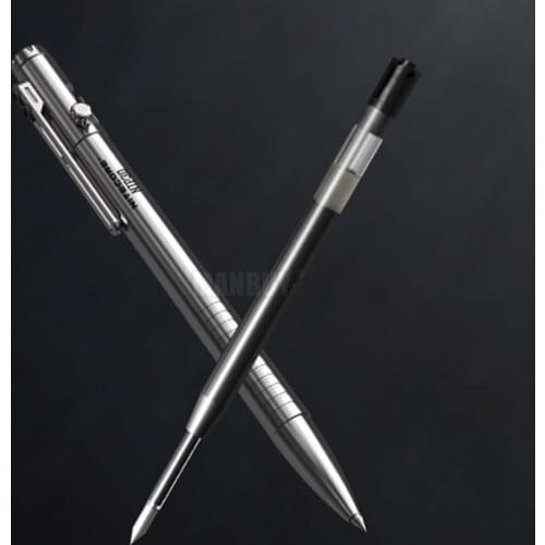 Nitecore NTP30 Bolt Action Titanium Alloy Tactical Pen Self-defense Outdoor Army Tools Ergonomically Tungsten Steel Tapered Tip