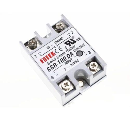 1PCS 24V-380V 100A 250V SSR-100 DA Solid State Relay Module 3-32V DC To AC NEW