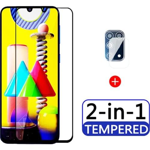 2-in-1 camera Len for samsung m30s protective glass for samsung galaxy m31 tempered glasses samsun 30m m30 m30s m 30s 30 s 31
