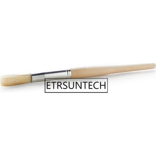 300pcs 20cm Wood Handle Bristles Coffee Grinder Brush Coffee Powder Residue Cleaning Tool Kitchen Dusting Brush