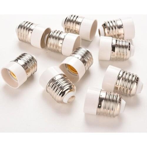 5Pcs/lot Hot Electrical Socket light Bulb Base type Adapter E27 to E14 Fireproof Material Conversion lamp Holder